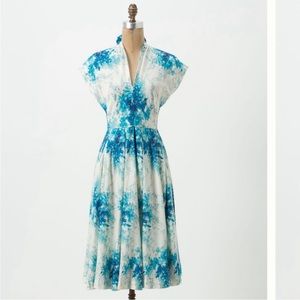 Anthropologie Maple Fit & Flare Dress